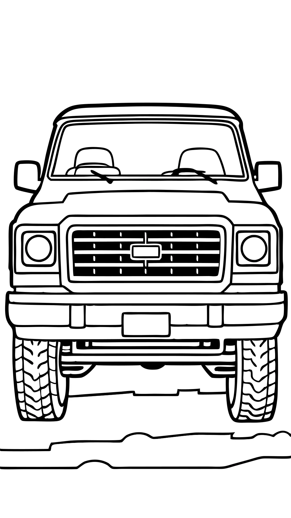 coloriages de camions Ford